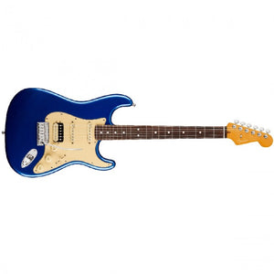 Fender American Ultra Stratocaster Electric Guitar HSS Rosewood Fingerboard Cobra Blue - 0118020795