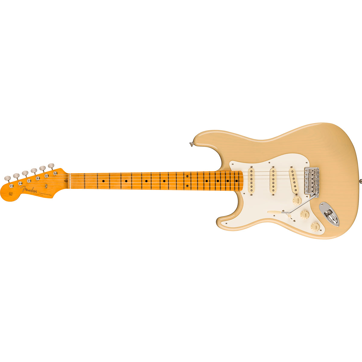 Fender American Vintage II 1957 Stratocaster Electric Guitar Left-Hand Maple Fingerboard Vintage Blonde - 0110242807