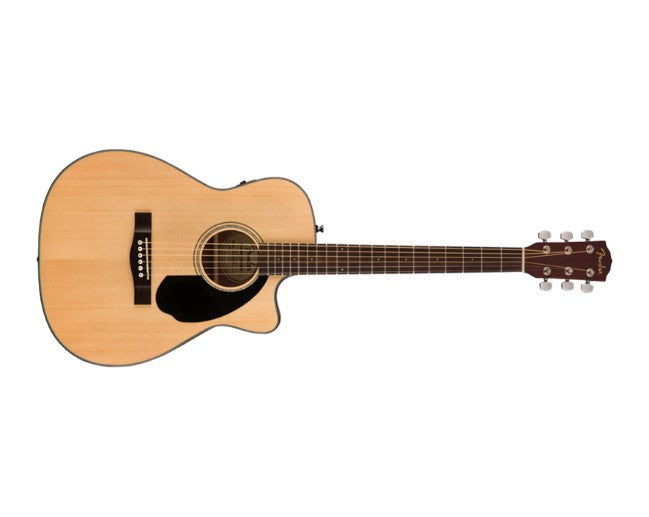 Fender CC-60SCE Acoustic Guitar Concert Natural Solid Cutaway Electric - 0970153021