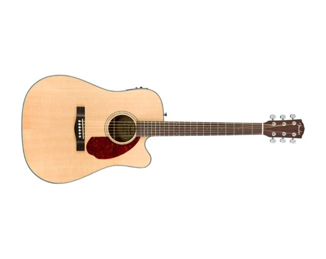 Fender CD-140SCE Acoustic Guitar Dreadnought Natural w/ Cutaway, Pickup &amp; Case - 0970213321