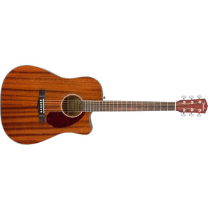 Fender CD-140SCE Acoustic Guitar Dreadnought All Mahogany w/ Cutaway, Pickup & Case - 0970213322