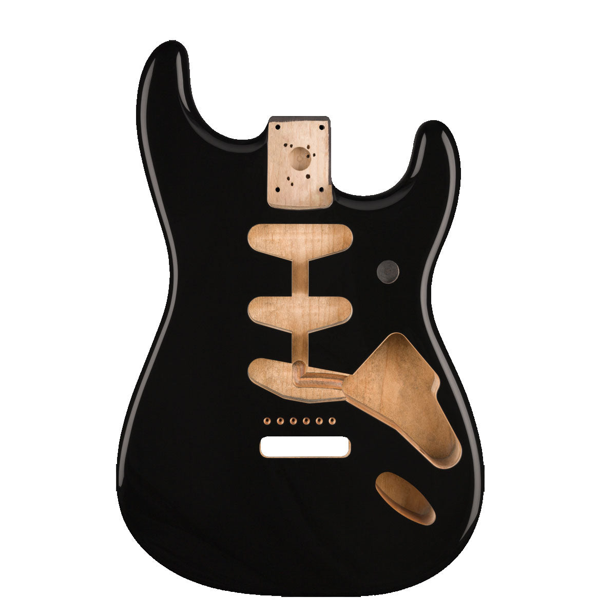 Fender Classic Series 60s Stratocaster SSS Alder Body Vintage Bridge Mount - Black - 0998003706