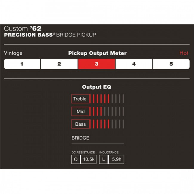 Fender CS 62 Precision Bass Pickup