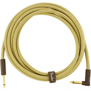 Fender Deluxe Ins Cable 3m Straight/Angle Tweed