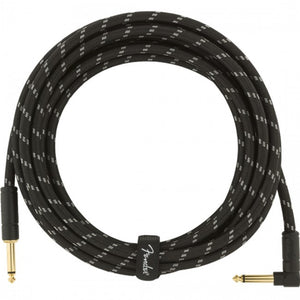 Fender Deluxe Ins Cable 4.5m Straight/Angle Black