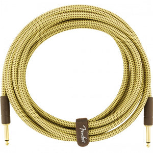 Fender Deluxe Instrument Cable 4.5m Straight Tweed