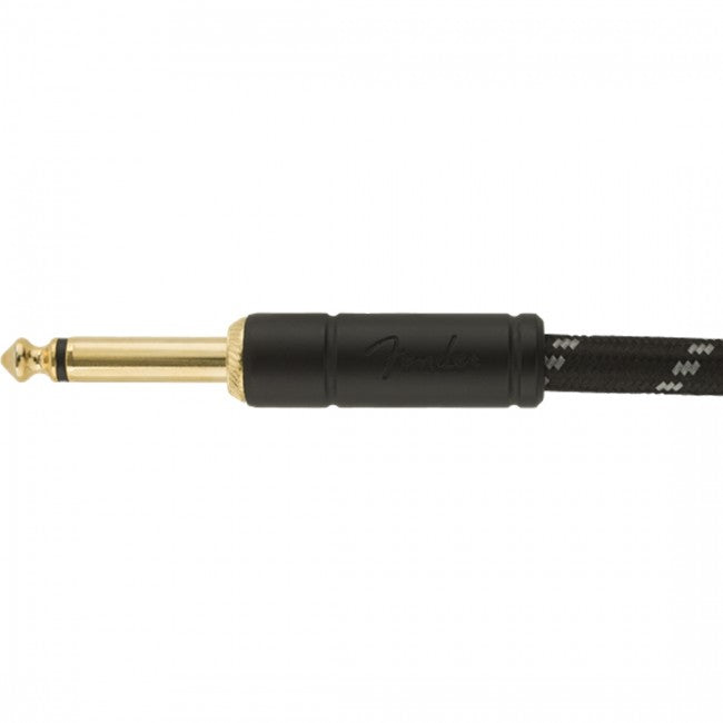 Fender Deluxe Ins Cable 18.6ft Straight Black Tweed