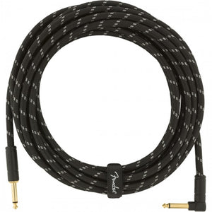 Fender Deluxe Ins Cable 5.5m Straight/Angle Black 