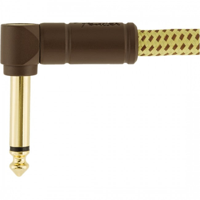 Fender Deluxe Ins Cable 18.6ft Angle Tweed