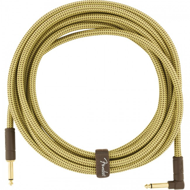 Fender Deluxe Ins Cable 5.5m Straight/Angle Tweed