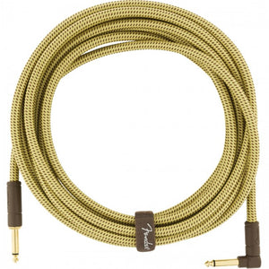 Fender Deluxe Ins Cable 5.5m Straight/Angle Tweed