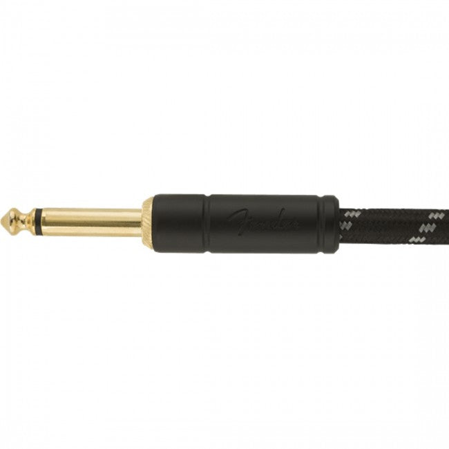 Fender Deluxe Ins Cable 18.6ft Straight Black