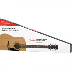 Fender FA-115 Dreadnought V2 Nat Acoustic Guitar Pack
