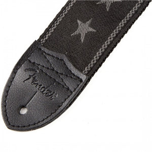 Fender Guitar Strap 2Inch Nylon Stars & Stripes Black/Grey