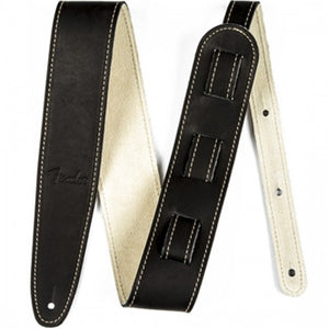 Fender Ball Glove Leather Black Guitar Strap