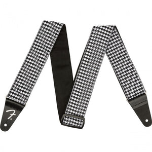 Fender Houndstooth Guitar Strap White 