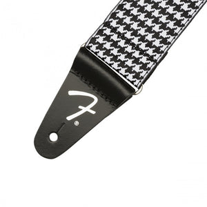 Fender Houndstooth Guitar Strap White 