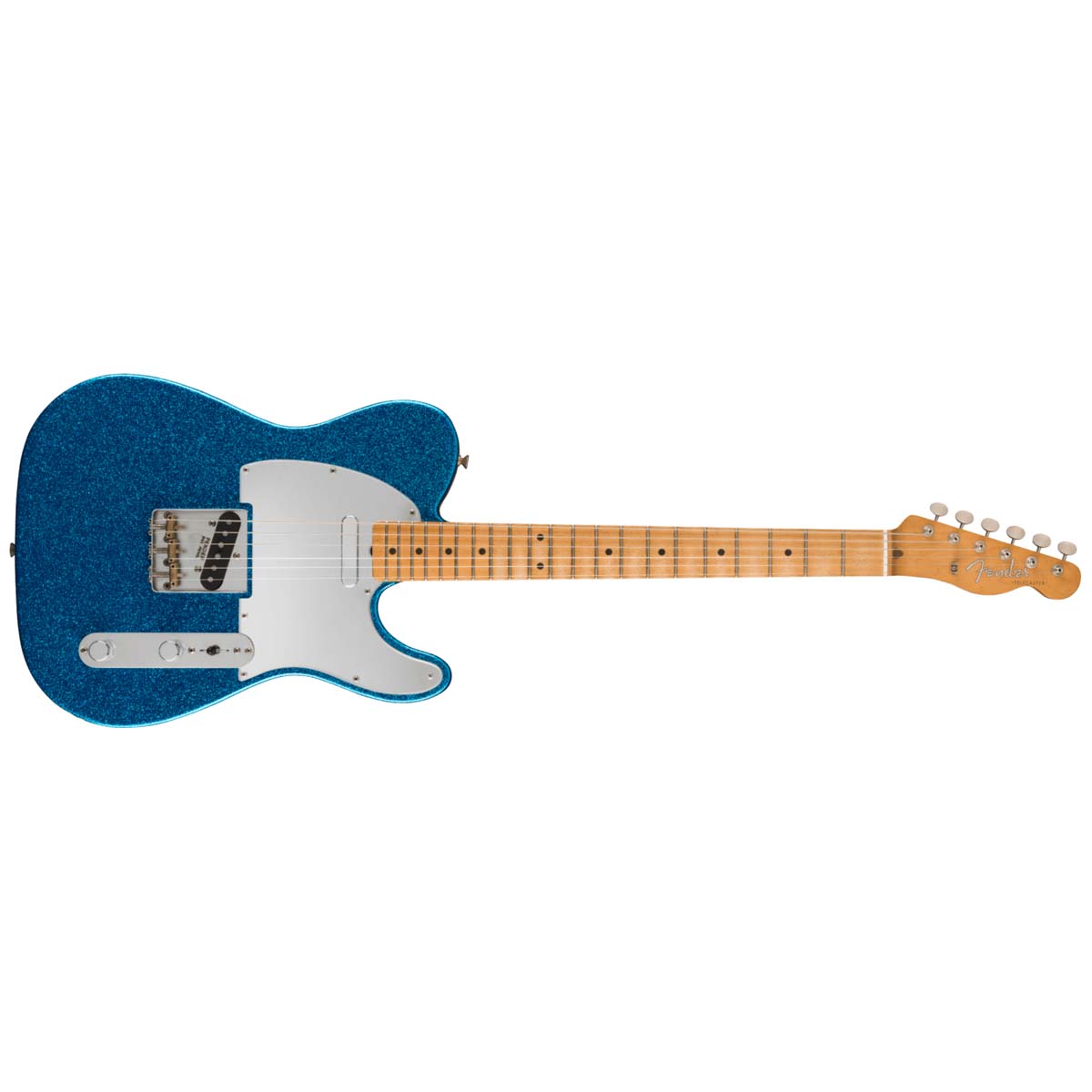 Fender J Mascis Telecaster Electric Guitar Bottle Rocket Blue Flake - MIM 0140262326