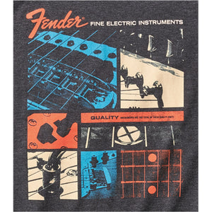 Fender Jaguar T-Shirt Dark Gray L - 9123013093