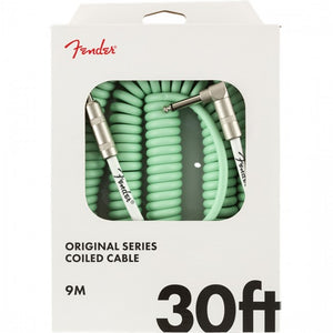 Fender Original Coil Instrument Cable 9m  Surf Green