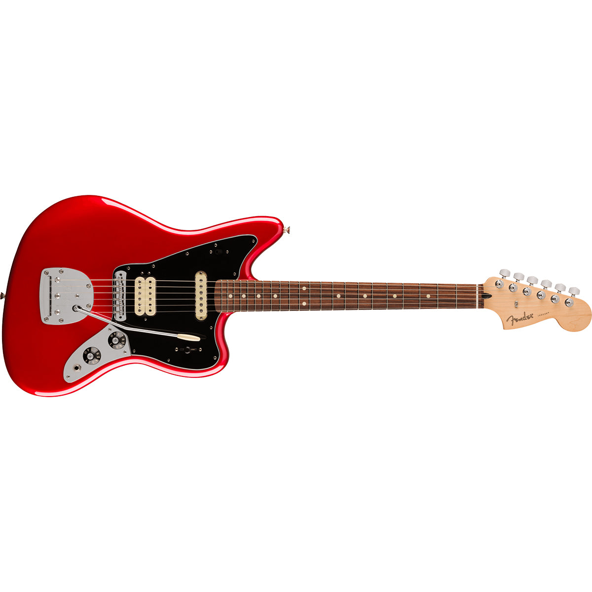 Fender Player Jaguar Electric Guitar PF Candy Apple Red - Belfield