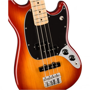 Fender Player Mustang Bass PJ Bass Guitar MN Sienna Sunburst - MIM 0144052547 Close 2