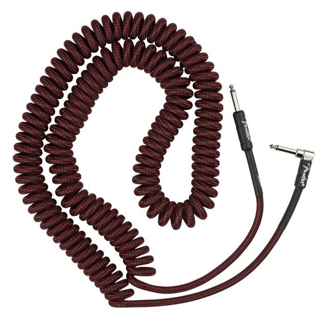 Fender Professional Series Coil Guitar Cable Instrument Lead 9m (30ft) Red Tweed
