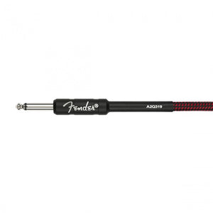 Fender Professional Series Coil Guitar Cable Instrument Lead 9m (30ft) Red Tweed