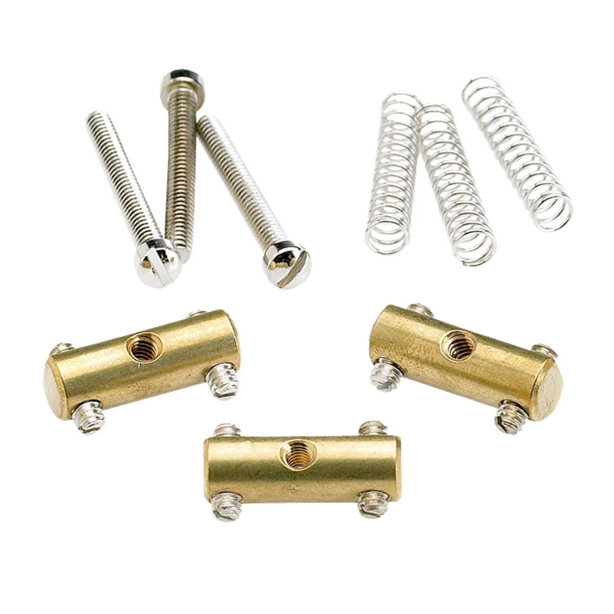 Fender Pure Vintage 52 Telecaster Saddle Kit Brass (3 Pack) - 0990843000