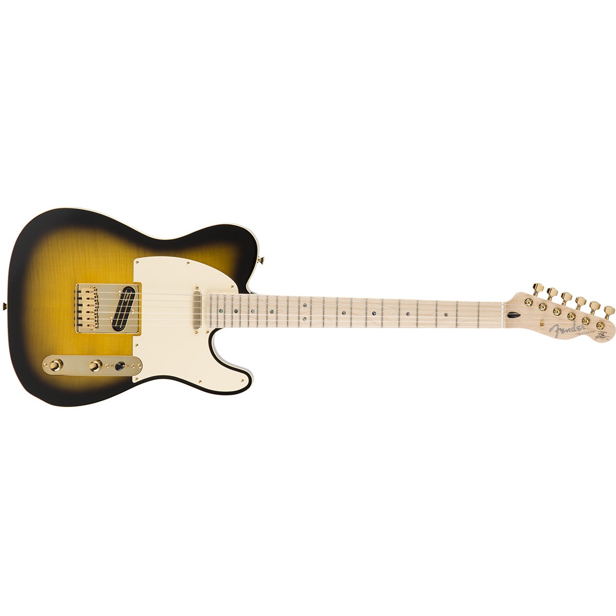 Fender Richie Kotzen Signature Telecaster Electric Guitar Maple Fingerboard Brown Sunburst  w/ Dimarzio - MIJ 5255200332