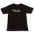 Fender Spaghetti Logo T-Shirt Black M - 9101000406