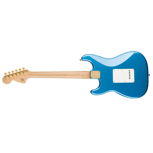 Fender Squier 40th Anniversary Stratocaster Electric Guitar Gold Edition Lake Placid Blue - 0379410502