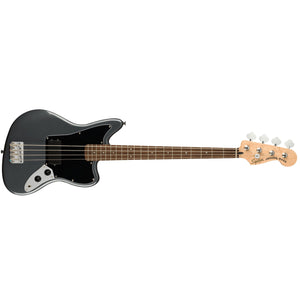 Fender Squier Affinity Series Jaguar H Bass Guitar Charcoal Frost Metallic - 0378501569