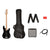 Fender Squier Affinity Series Precision PJ Bass Guitar Pack Black w/ Rumble 15 Amp - 0372981306