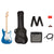Fender Squier Affinity Series Stratocaster HSS Electric Guitar Pack Lake Placid Blue w/ 15w Amp - 0372820302