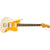 Fender Squier J Mascis Signature Jazzmaster Electric Guitar Vintage White w/ Gold Anodized Pickguard - 0371060541