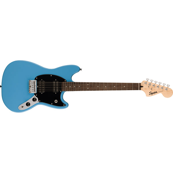 Squier Fender Sonic Mustang メタリックブルー Fender Squier Sonic Mustang HH Electric Guitar California Blue