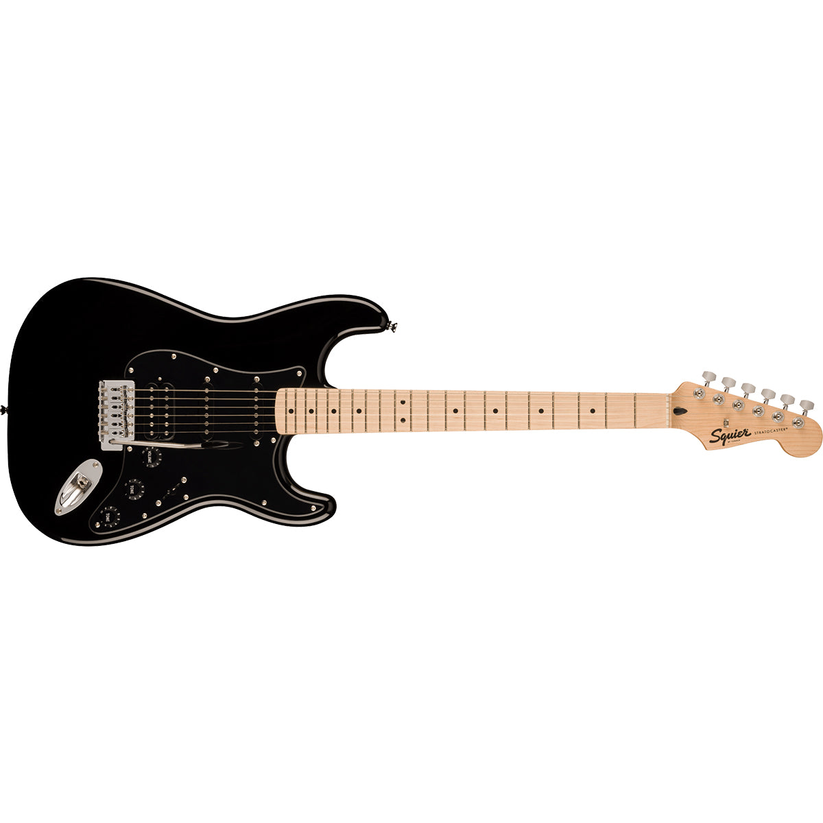 Fender Squier Sonic Stratocaster HSS Electric Guitar Black - 0373203506