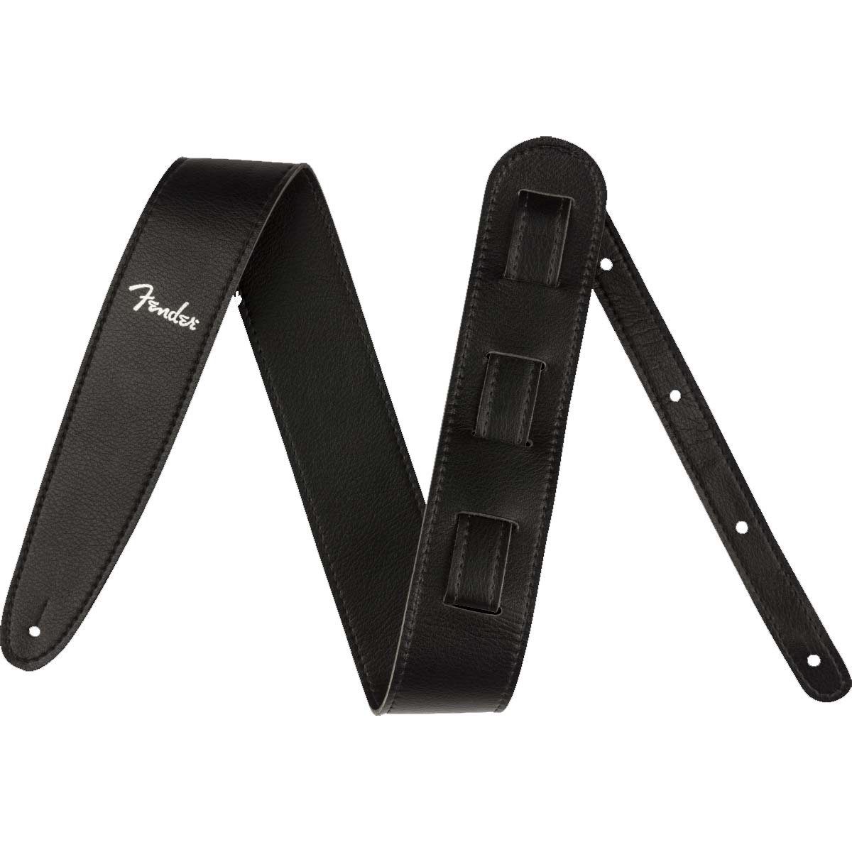 Fender Vegan Leather Guitar Strap Black 2.5inch - 0990647000