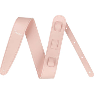 Fender Vegan Leather Guitar Strap Shell Pink 2.5inch - 0990647056