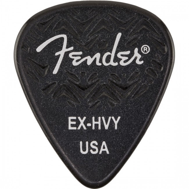 Fender Wavelength 351 Guitar Picks Extra Heavy Black