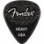 Fender Wavelength 351 Guitar Picks Heavy Black