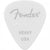 Fender Wavelength 351 Guitar Picks Heavy White