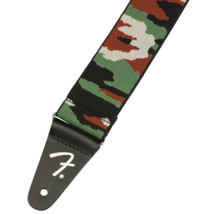 Fender WeighLess Guitar Strap 2inch Camo Woodland - 0990685100
