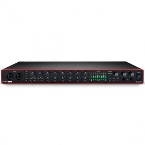 Focusrite Scarlett 18i20 USB Audio Interface (Generation 3) 18-in/20-out front angle