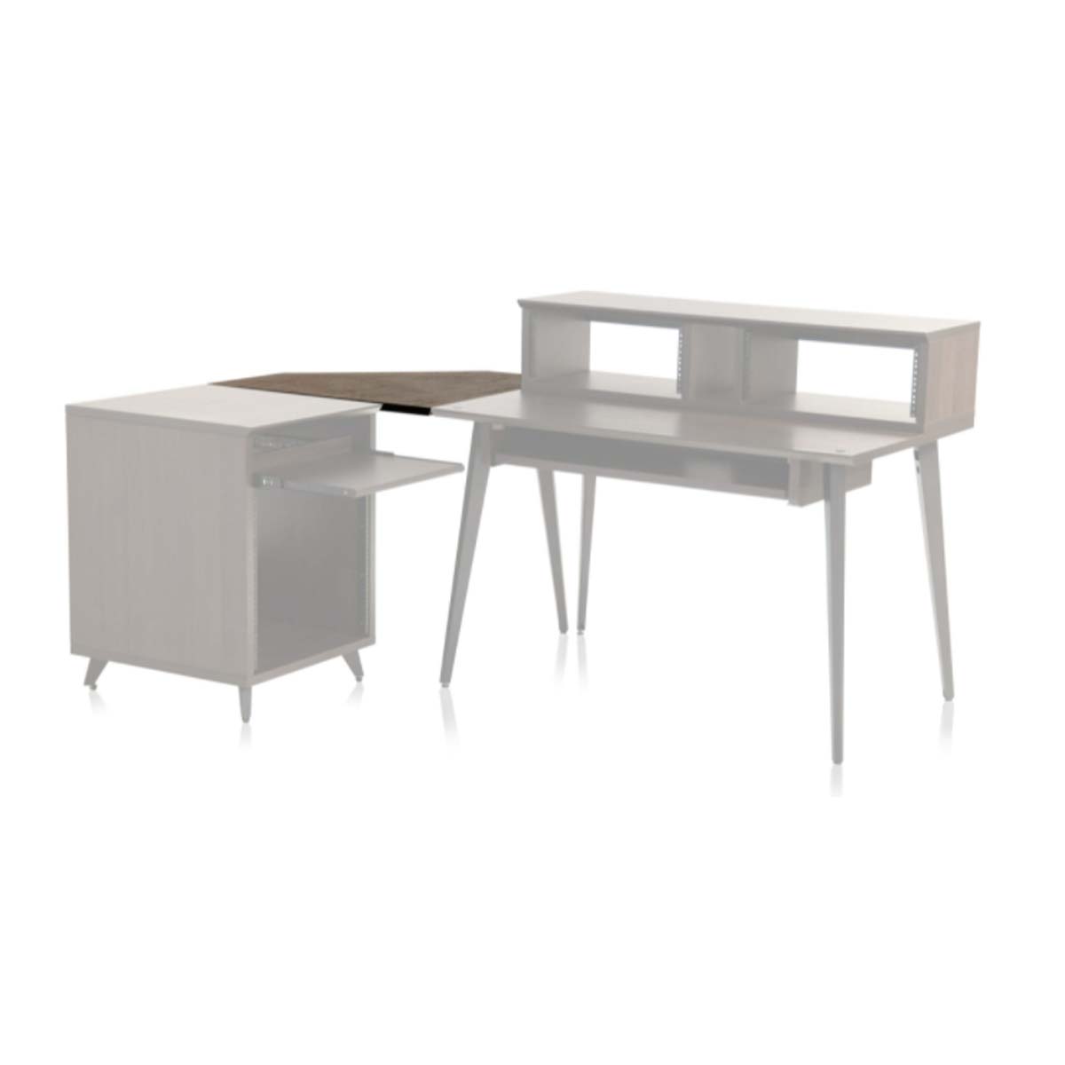 Gator Elite Studio Desk Corner Section – Brown