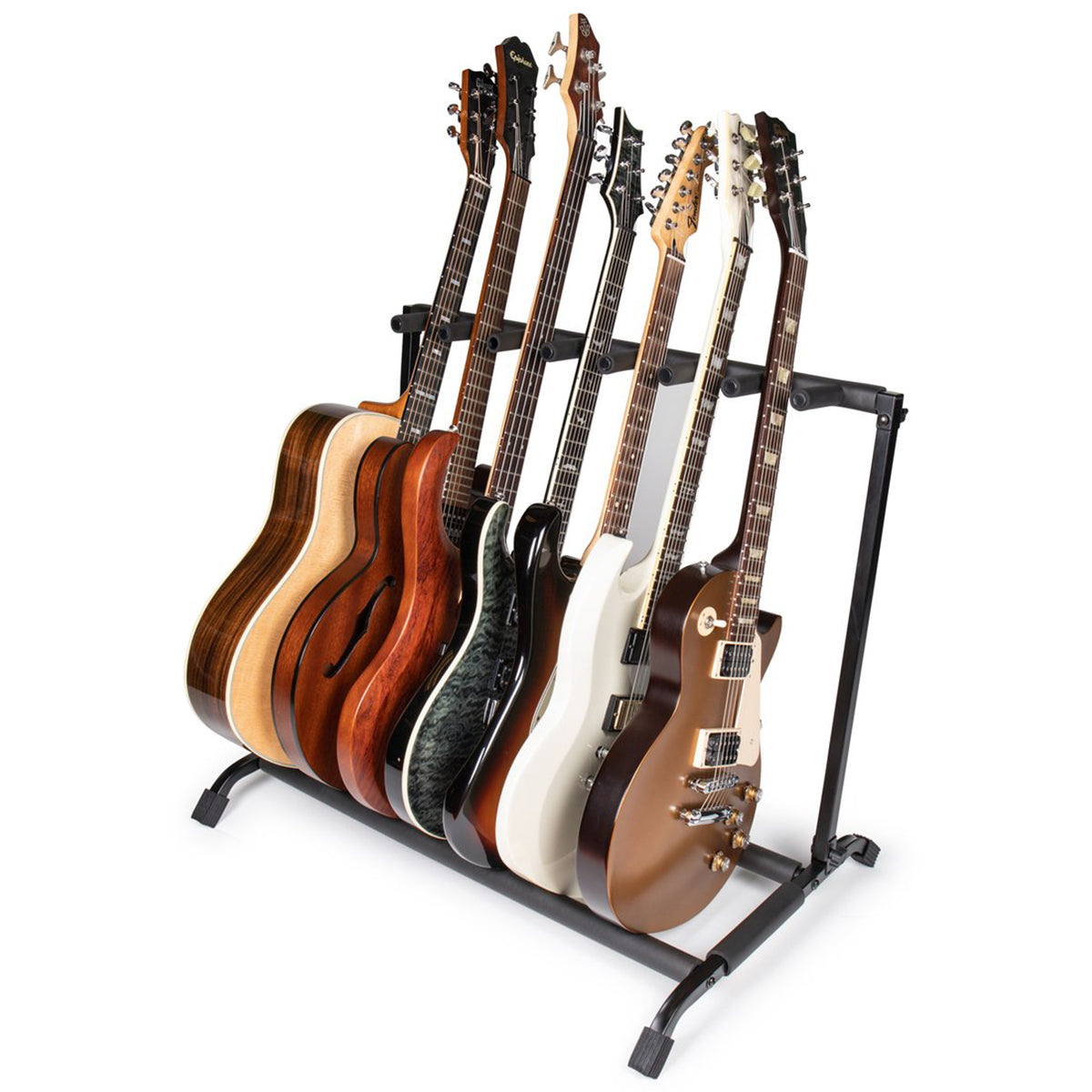 Gator Frameworks RI-GTR-RACK7 Foldable 7 Guitar Rack Stand