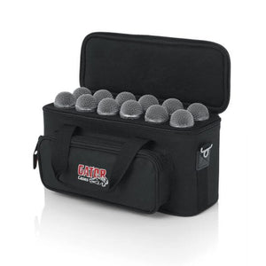 Gator GM-12B Microphone Padded Bag (Holds 12x Mics)