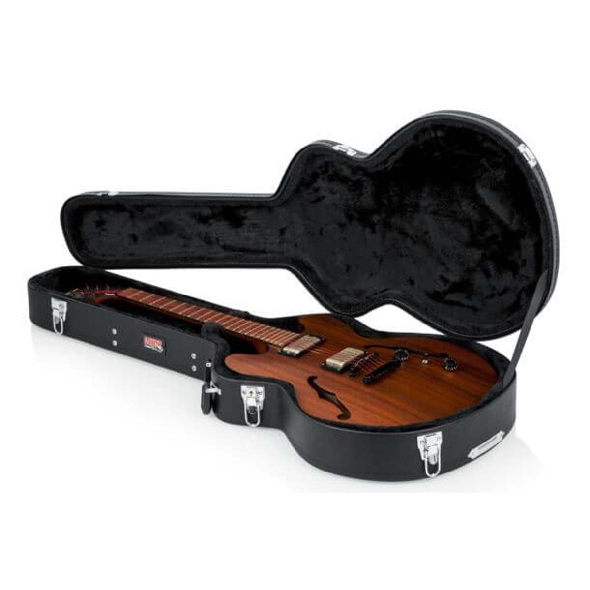 Gator GWE-335 Hard-Shell Wood Case for Semi-Hollow Guitar