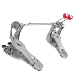 Gibraltar 9711G-DB Double Kick Bass Drum Pedal G-Class w/ Case GI9711GDB